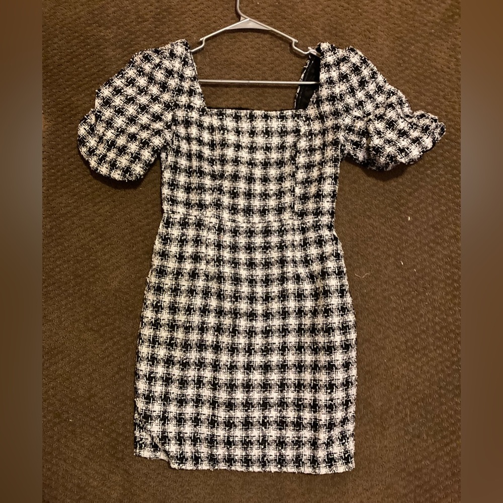 Houndstooth Dress from Pink Lily